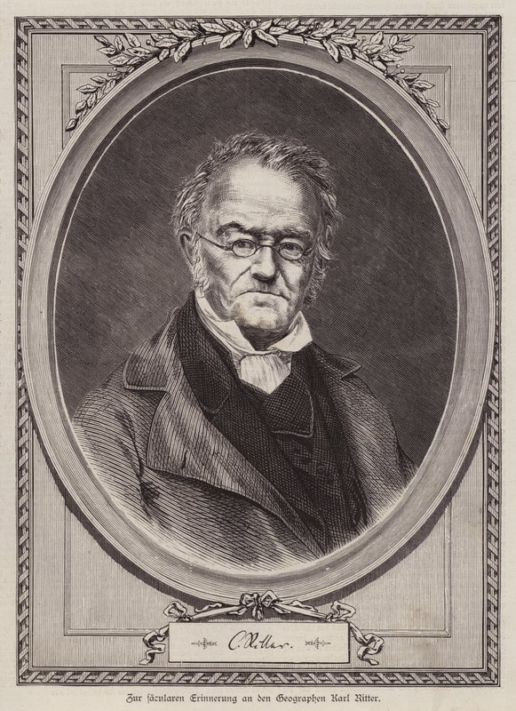 Karl Ritter német geográfus, a Berlini Egyetem professzora (metszet) alkotó: German School