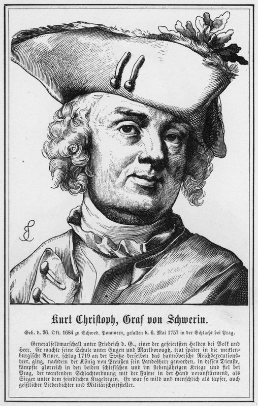 Kurt Christoph, Schwerin grófja (metszet) alkotó: German School