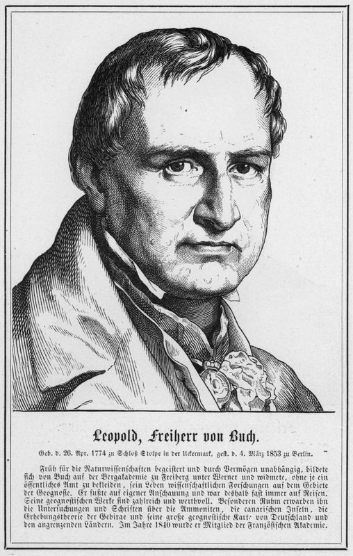 Leopold, Freiherr von Buch (metszet) alkotó: German School
