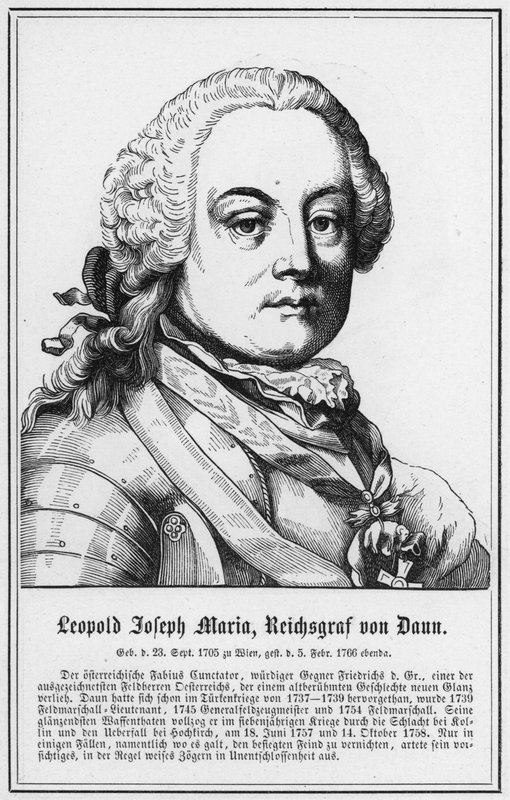 Leopold Joseph Maria, Daun császári grófja (metszet) alkotó: German School