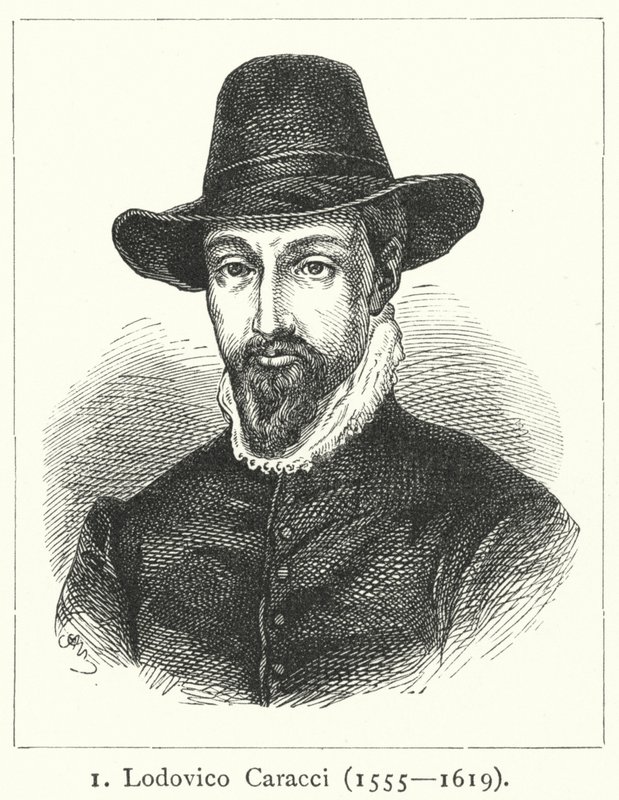 Lodovico Carracci, olasz barokk művész (metszet) alkotó: German School