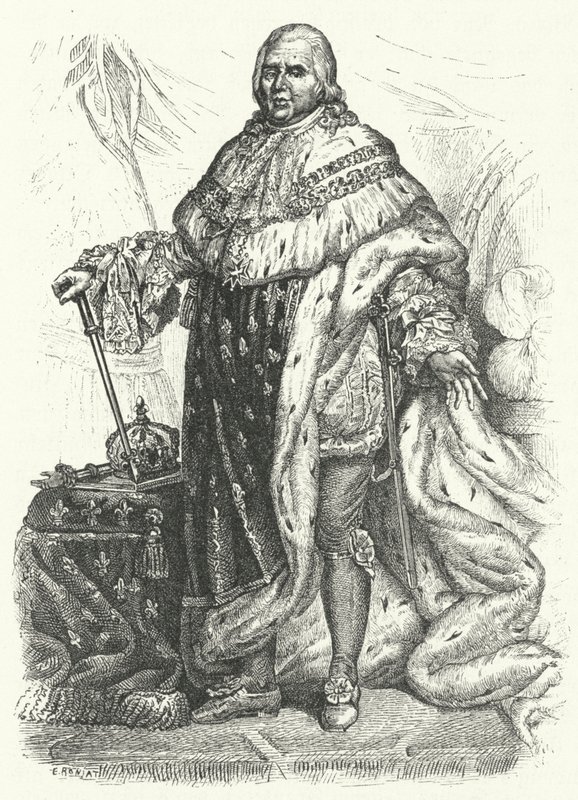 XVIII. Lajos francia király (metszet) alkotó: German School