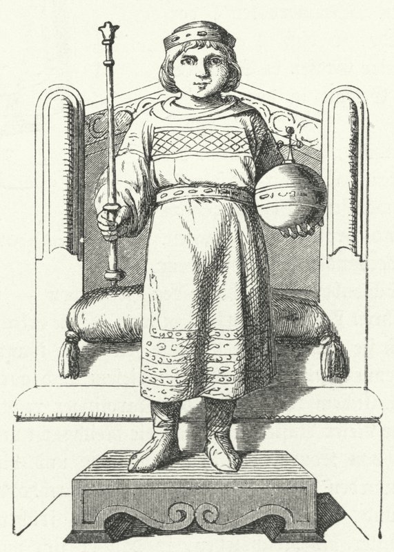 Gyermek Lajos, Kelet-Franciaország utolsó Karoling királya (metszet) alkotó: German School