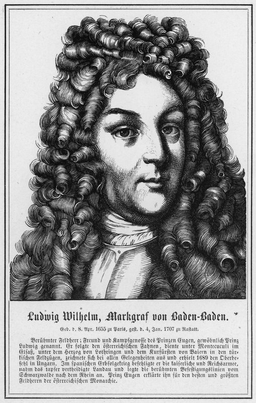 Ludwig Wilhelm, Baden-Baden őrgrófja (metszet) alkotó: German School