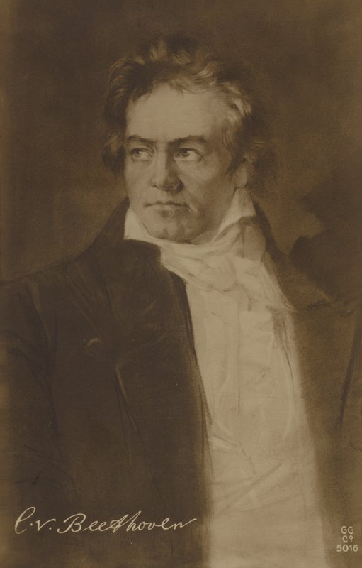 Ludwig van Beethoven német zeneszerző és zongoraművész (1770-1827) alkotó: German School