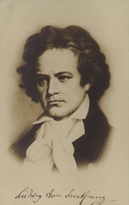 Ludwig van Beethoven német zeneszerző és zongoraművész (1770-1827) alkotó: German School
