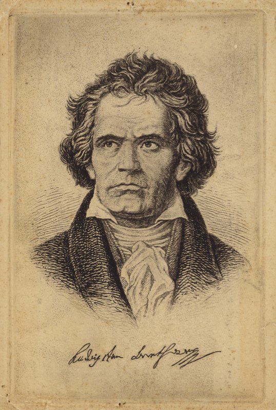 Ludwig van Beethoven német zeneszerző és zongoraművész (1770-1827) alkotó: German School