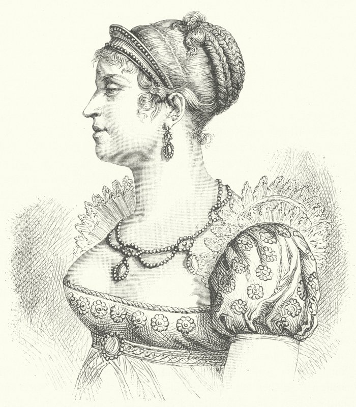 Marie Louise, Párma hercegnője, I. Napóleon második felesége (metszet) alkotó: German School