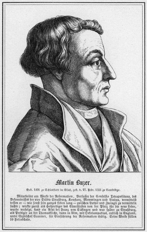 Martin Buzer (metszet) alkotó: German School