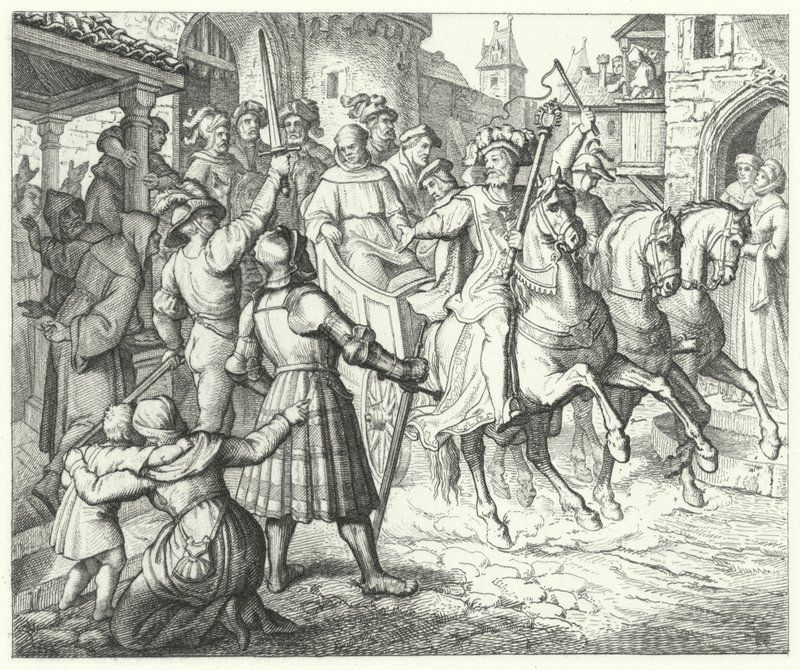 Luther Márton fogadása Wormsban, 1521 alkotó: German School
