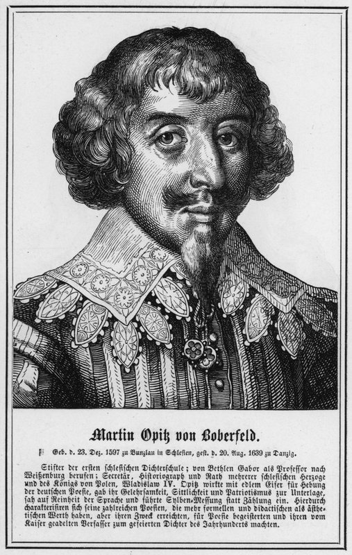 Martin Opik von Boberfeld (metszet) alkotó: German School