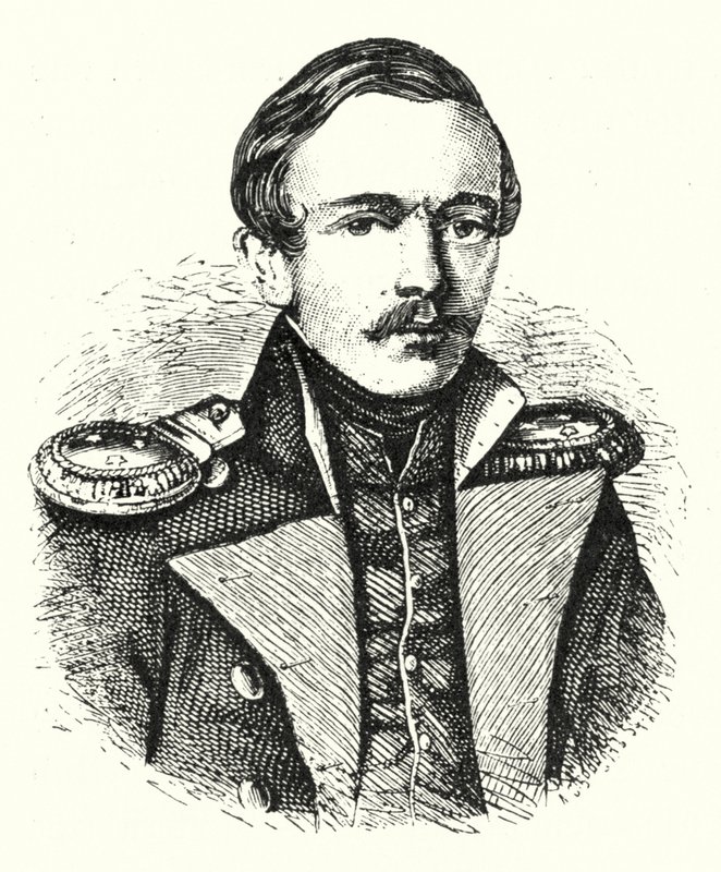Mihail Lermontov orosz költő, író és festő alkotó: German School