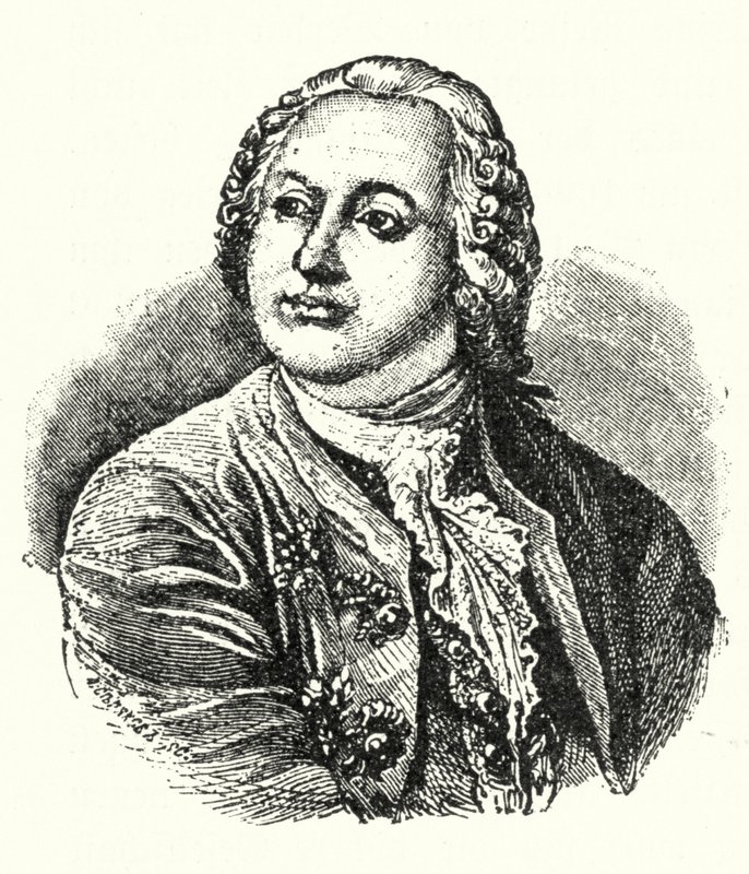 Mihail Lomonoszov orosz író és tudós (metszet) alkotó: German School