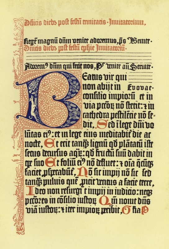 Oldal a Psalmorum-kódexből alkotó: German School
