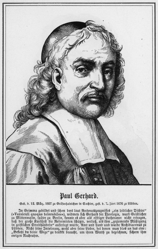 Paul Gerhard (metszet) alkotó: German School
