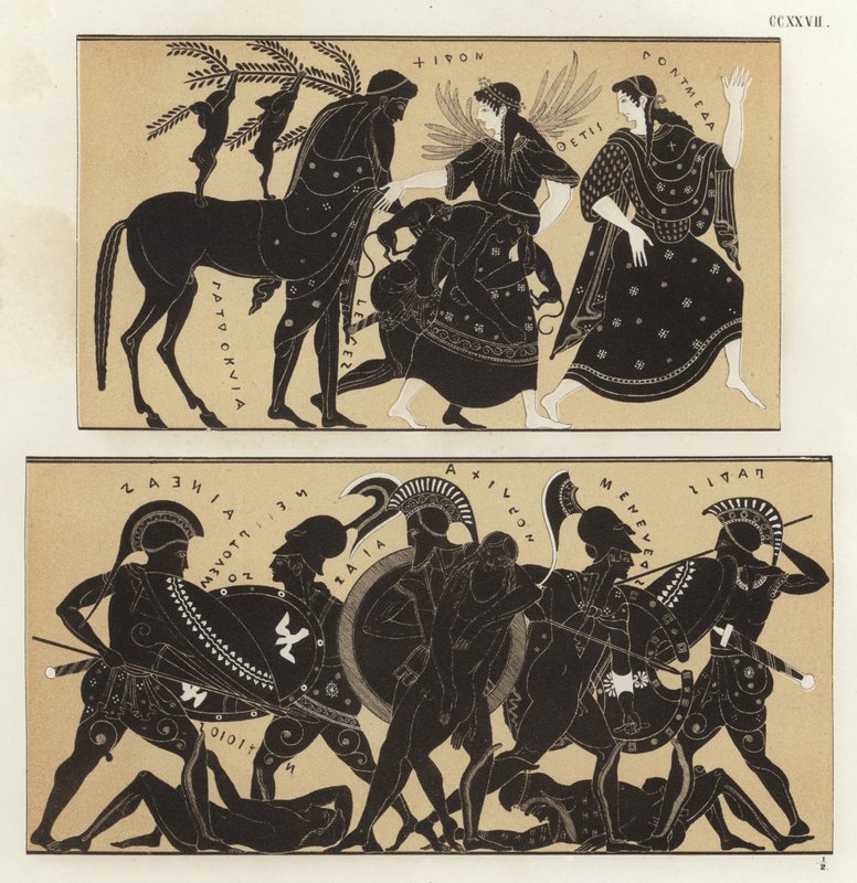 Peleusz és Thetis alkotó: German School