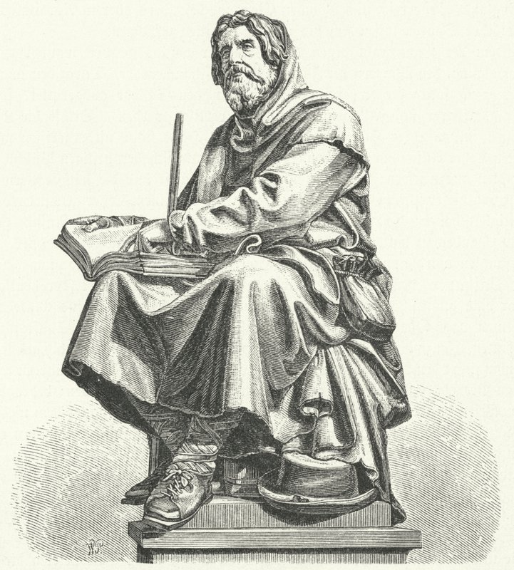 Peter Waldo, a valdensek néven ismert középkori keresztény spirituális mozgalom alapítója (metszet) alkotó: German School