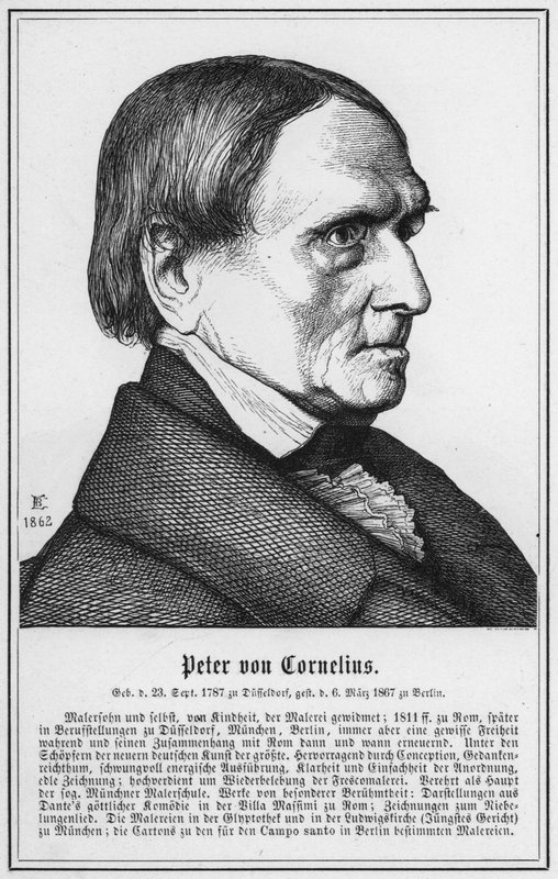 Peter von Cornelius (metszet) alkotó: German School