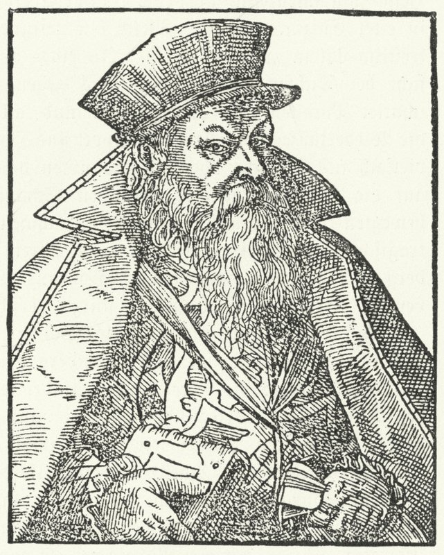 Philipp Nicodemus Frischlin, német drámaíró (metszet) alkotó: German School