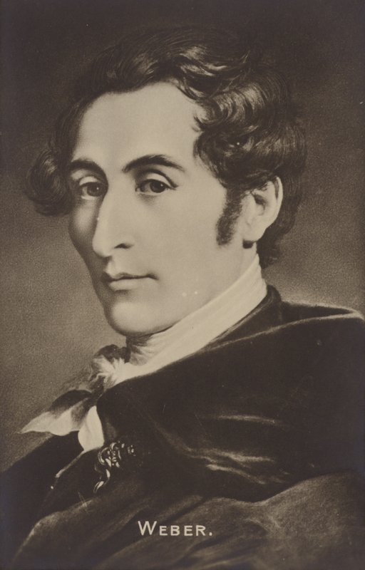 Carl Maria von Weber portréja alkotó: German School