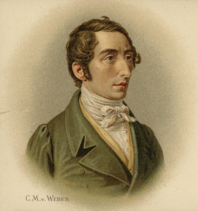 Carl Maria von Weber portréja alkotó: German School