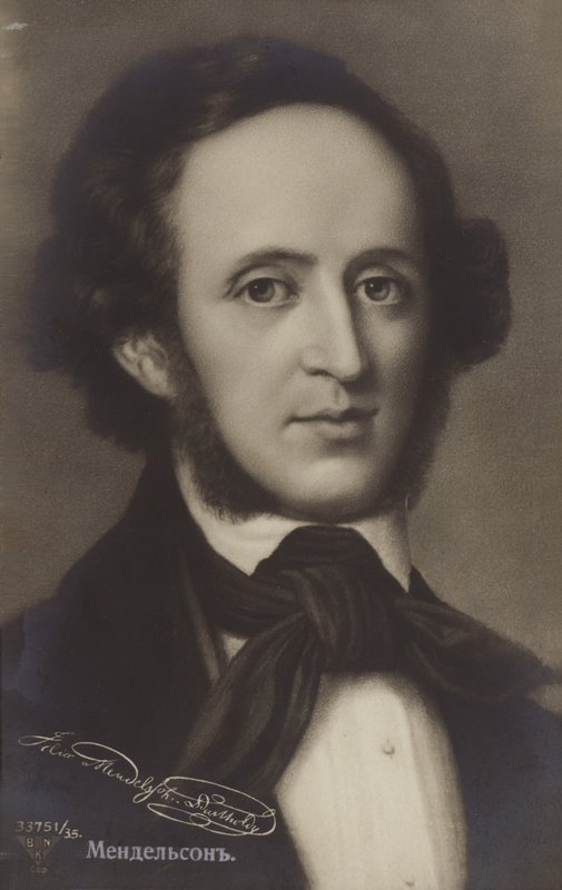 Felix Mendelssohn portréja alkotó: German School
