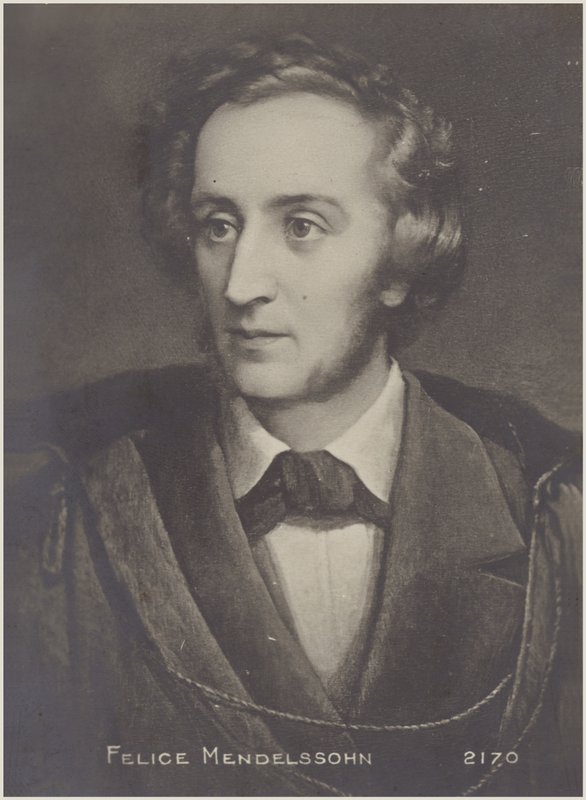 Felix Mendelssohn portréja alkotó: German School