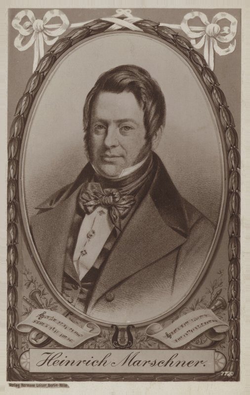 Heinrich Marschner portréja alkotó: German School