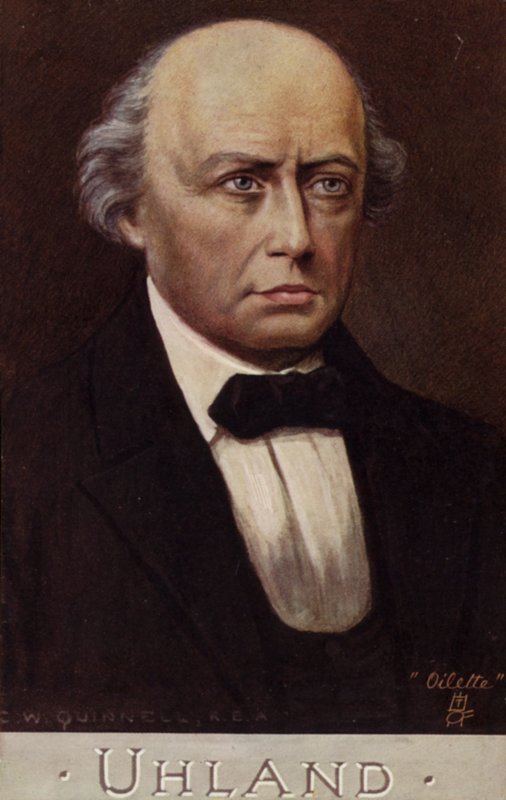 Ludwig Uhland portréja alkotó: German School