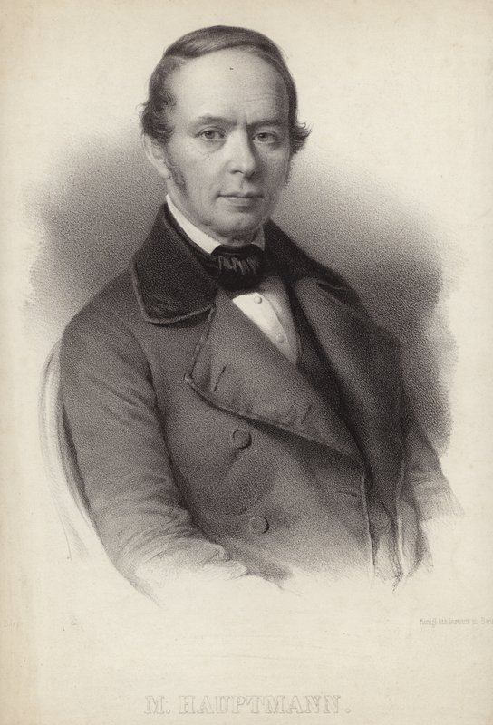 Moritz Hauptmann portréja alkotó: German School