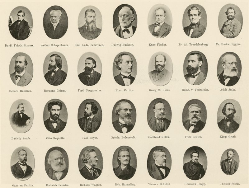 Híres németek portréi a német szellem lovagjaiból (litho) alkotó: German School