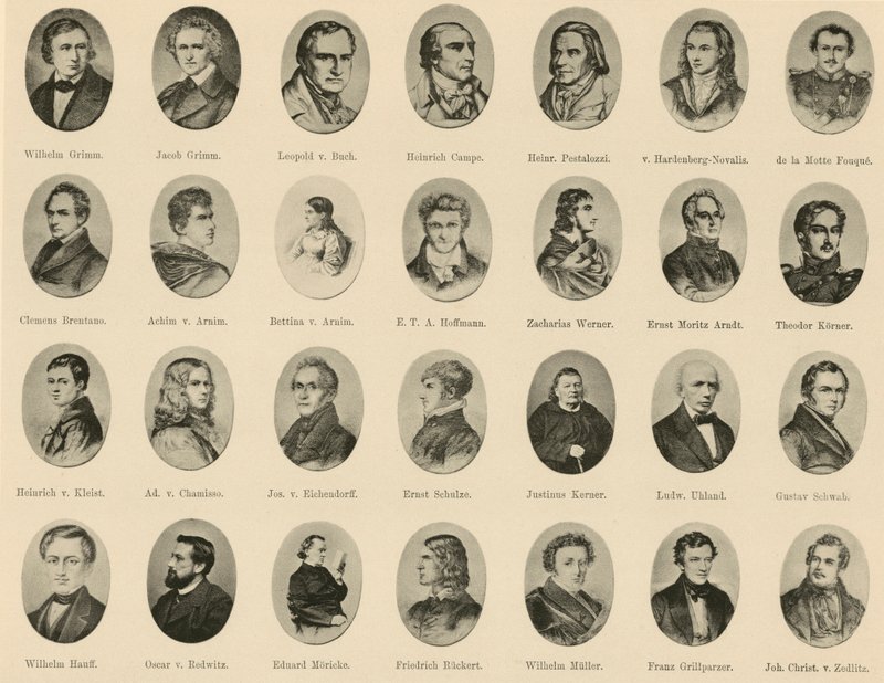 Híres németek portréi a német szellem lovagjaiból (litho) alkotó: German School