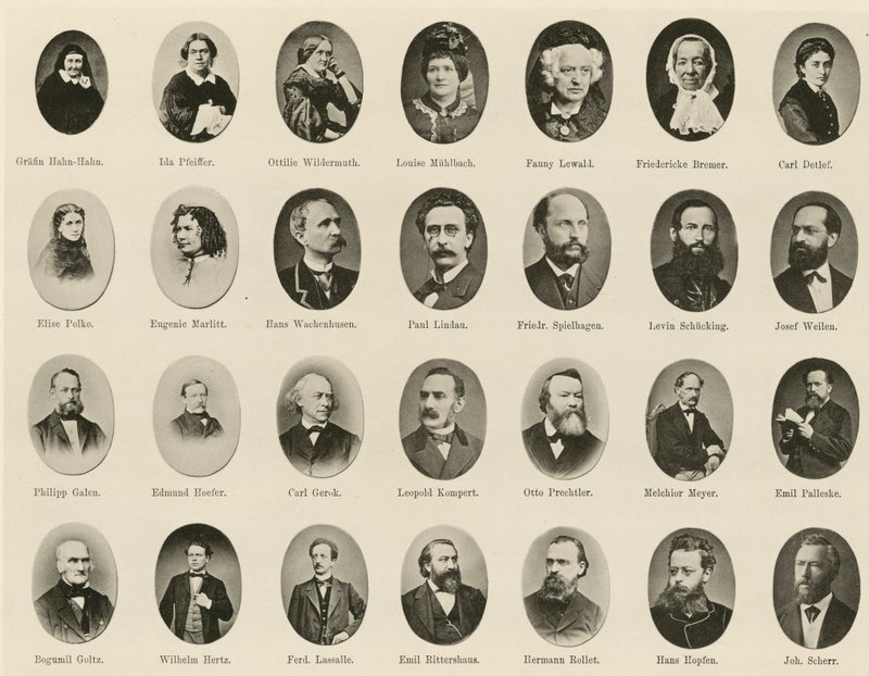 Híres németek portréi a német szellem lovagjaiból (litho) alkotó: German School