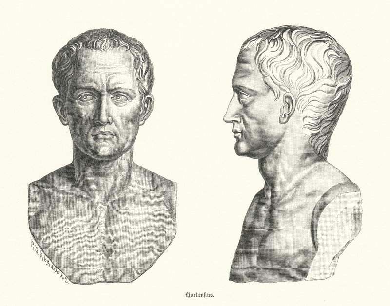 Quintus Hortensius római politikus és szónok (metszet) alkotó: German School