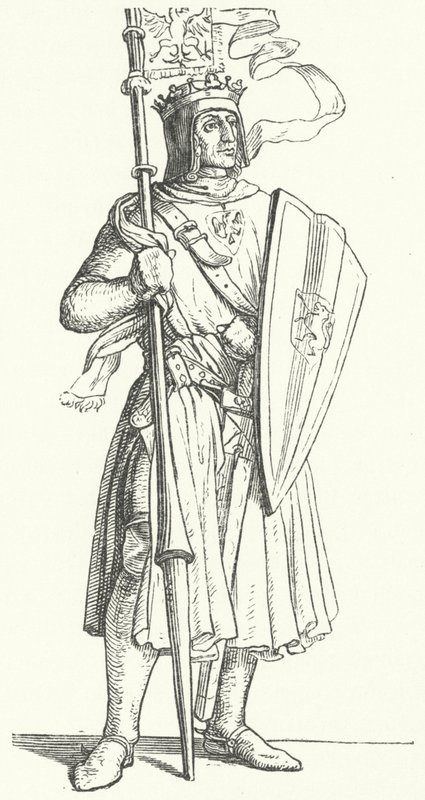 Habsburg Rudolf német király (metszet) alkotó: German School