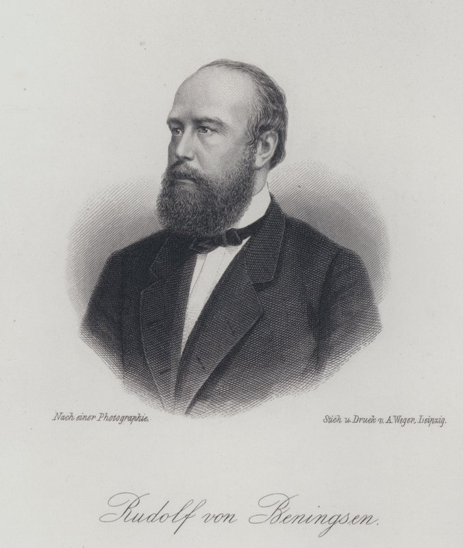 Rudolf von Bennigsen német politikus (metszet) alkotó: German School