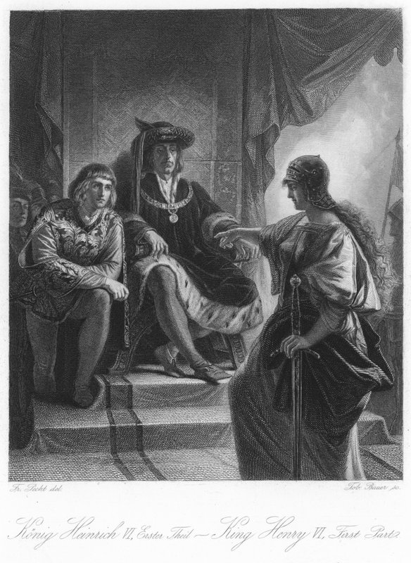 Jelenet VI. Henrik királyból Első rész II alkotó: German School