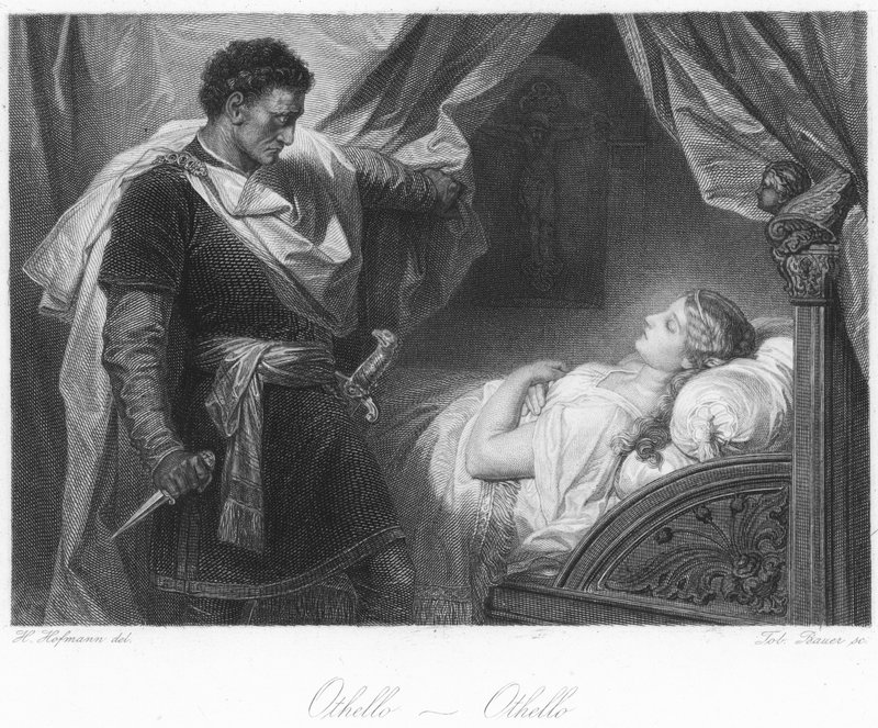 Jelenet az Othello-ból alkotó: German School