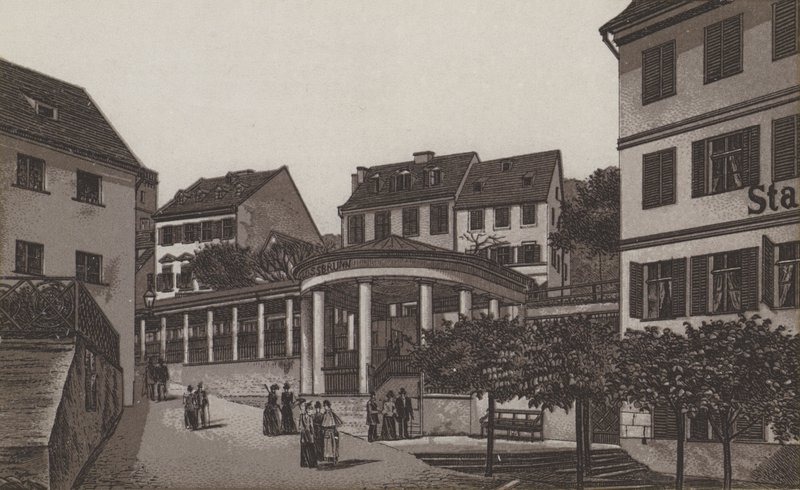 Schlossbrunn (litho) alkotó: German School