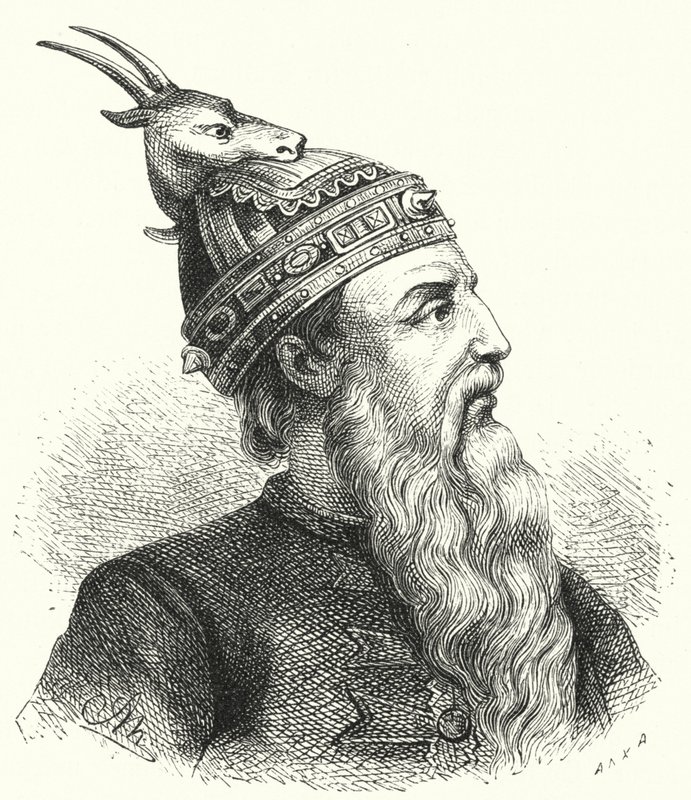 Szkanderbeg, albán nemes és katonai parancsnok (metszet) alkotó: German School