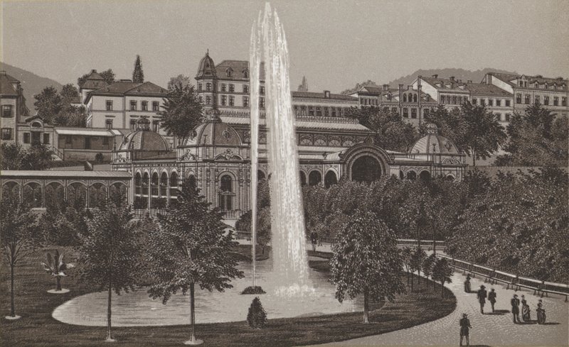 Stadtpark (litho) alkotó: German School