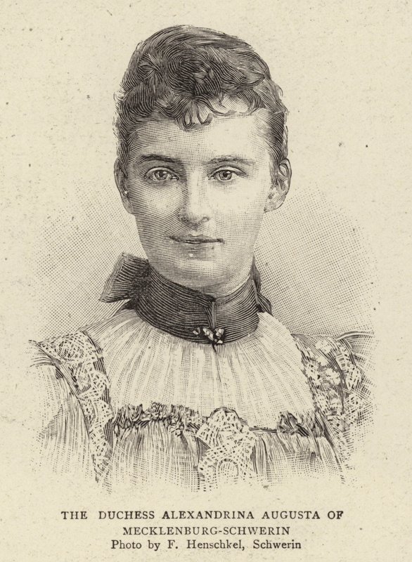 Alexandrina Augusta mecklenburg-schwerini hercegnő alkotó: German School