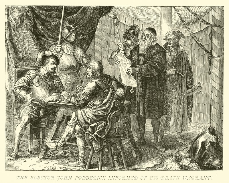 John Frederick választófejedelem bejelentette halálos ítéletét alkotó: German School