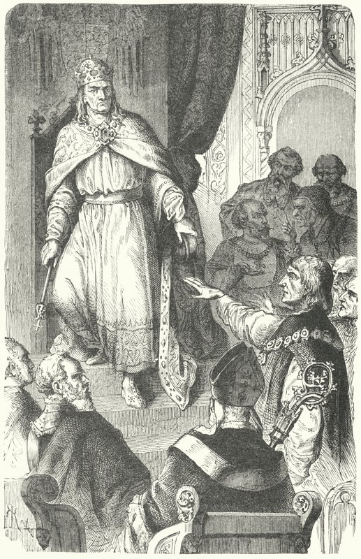 IV. Károly római római császár kiadja az 1356-os Aranybullát (metszet) alkotó: German School