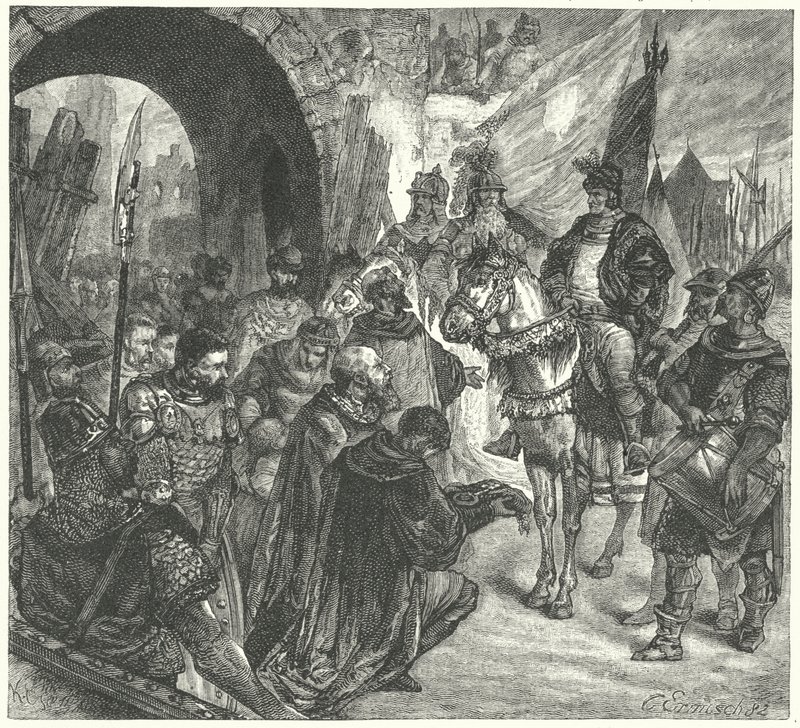 Nagy Prokop huszita hadvezér Naumburg előtt alkotó: German School