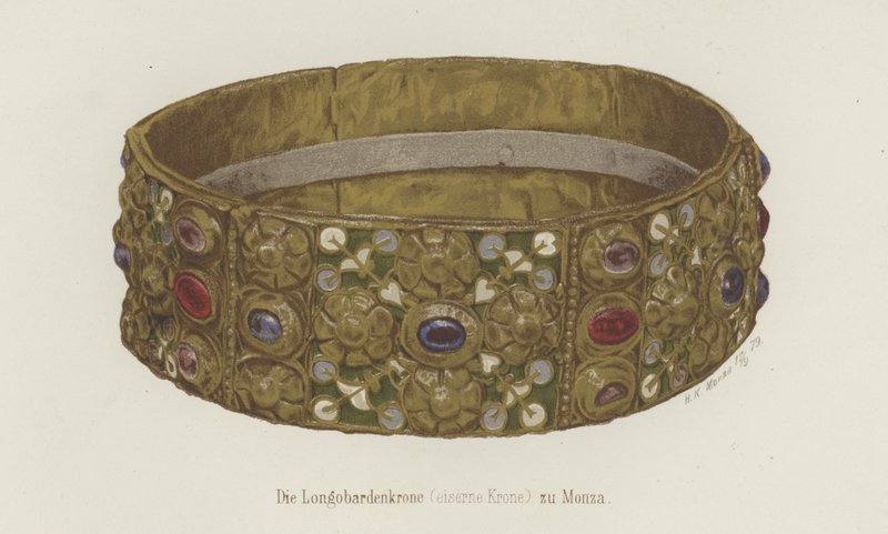 Lombardia vaskorona (színes litó) alkotó: German School