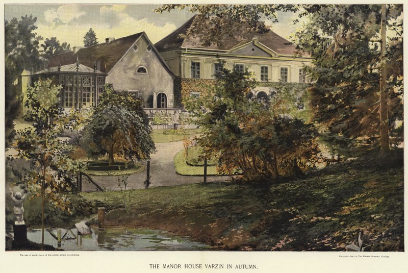 A Varzin kastély ősszel alkotó: German School