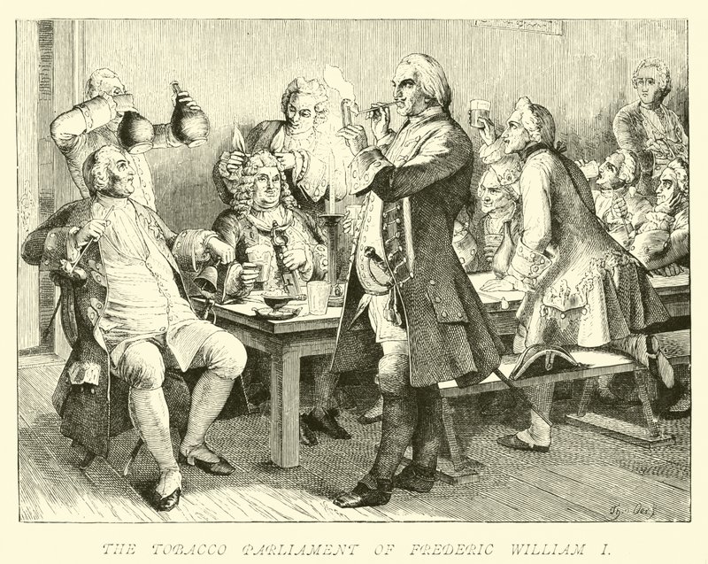 I. Frigyes Vilmos dohányparlamentje alkotó: German School