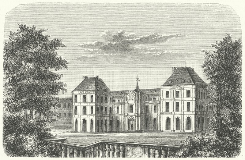 A párizsi Tuileries-palota 1799-ben (metszet) alkotó: German School