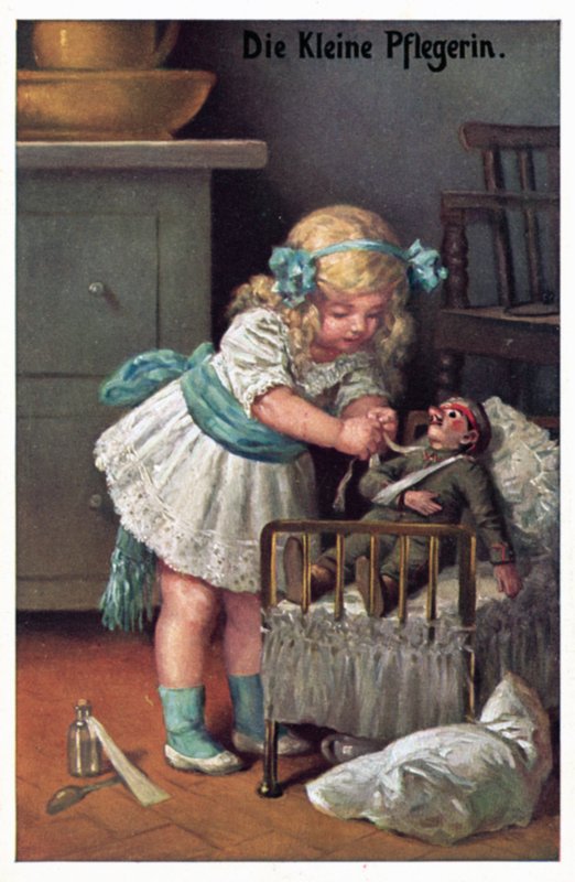 A kis nővér (színes litó) alkotó: German School